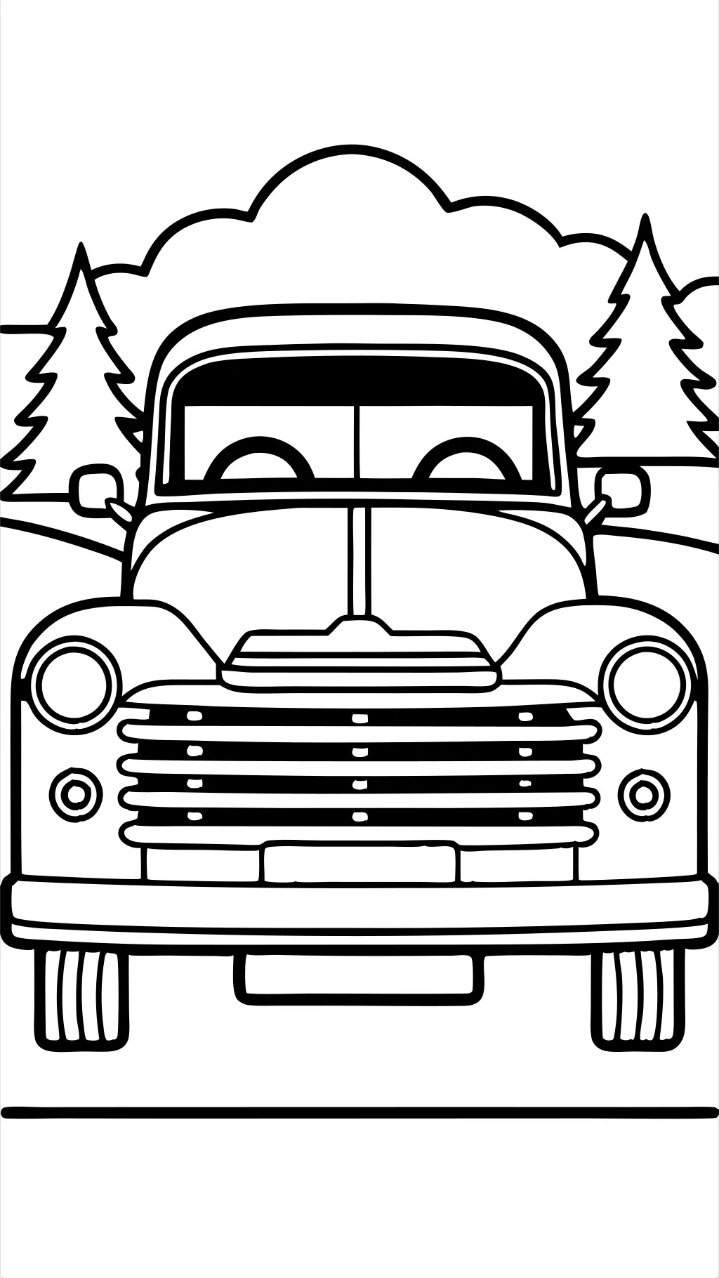 old chevy truck coloring pages